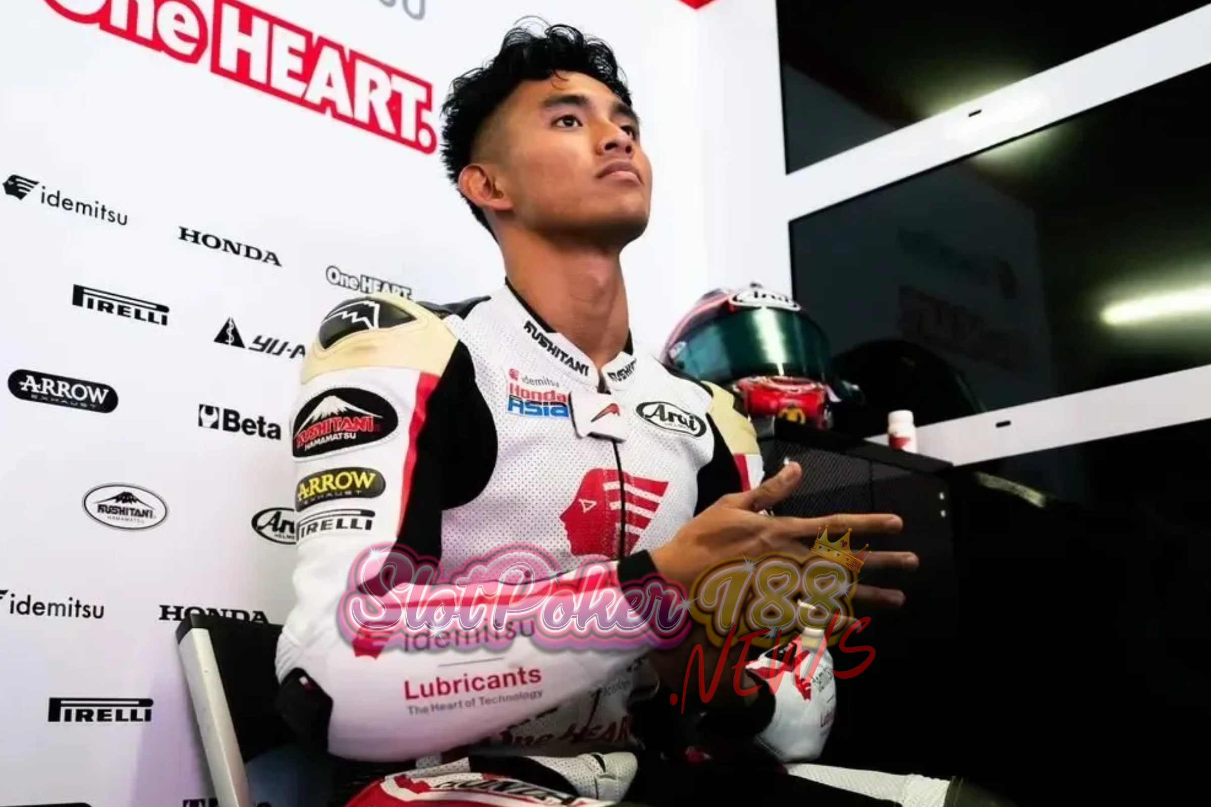 Mario Aji Alami Crash Gagal Finis di Moto2 Spanyol 2026