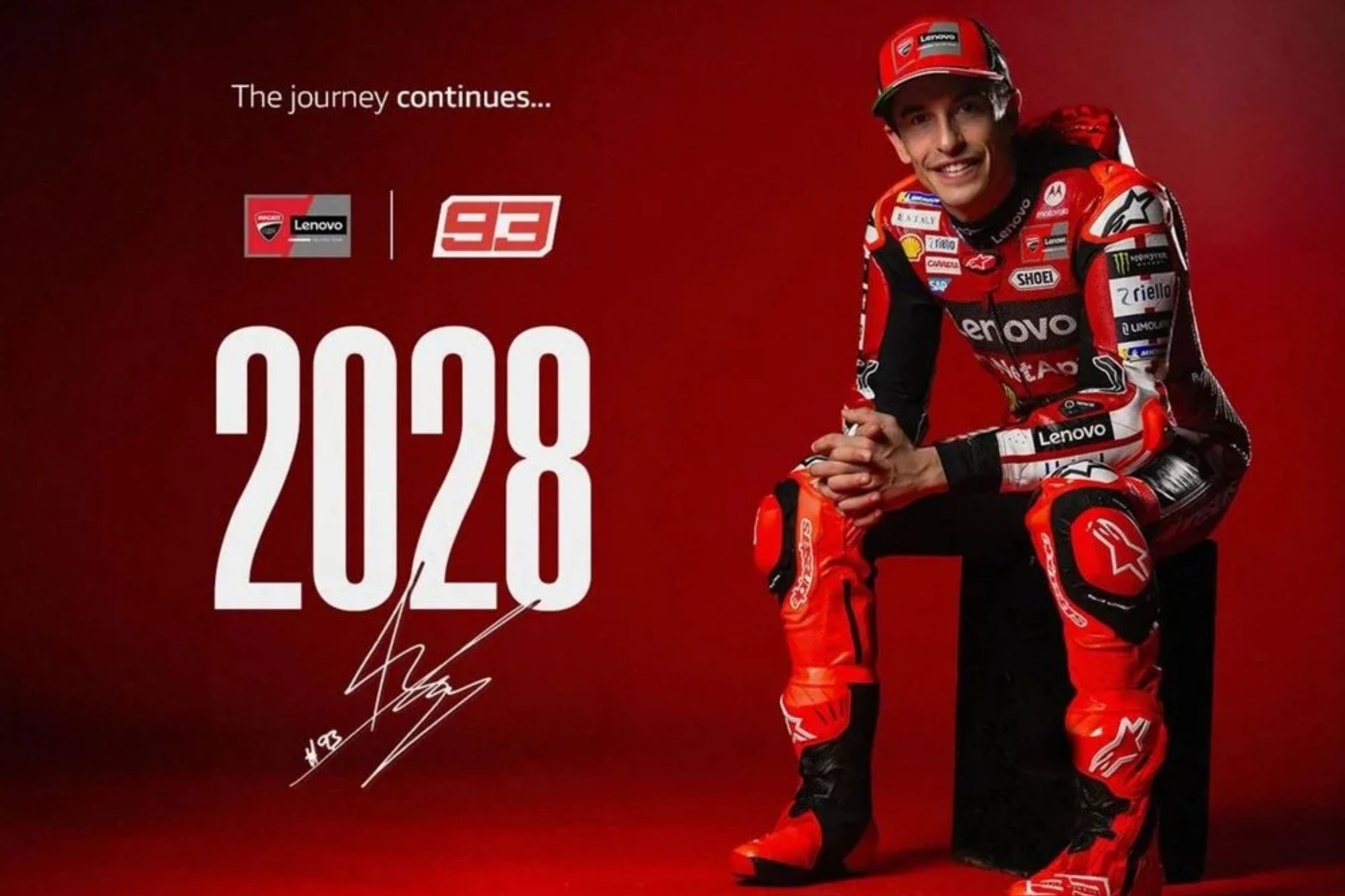 Marc Márquez Akhirnya Setuju Perpanjang Kontrak dengan Ducati hingga 2028