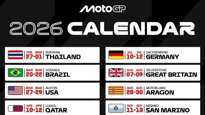 Jadwal MotoGP Selanjutnya: Persaingan Gelar Juara Memasuki Paruh Kedua Musim 2026 Jadwal MotoGP Selanjutnya: Persaingan Gelar Juara Memasuki Paruh Kedua Musim 2026